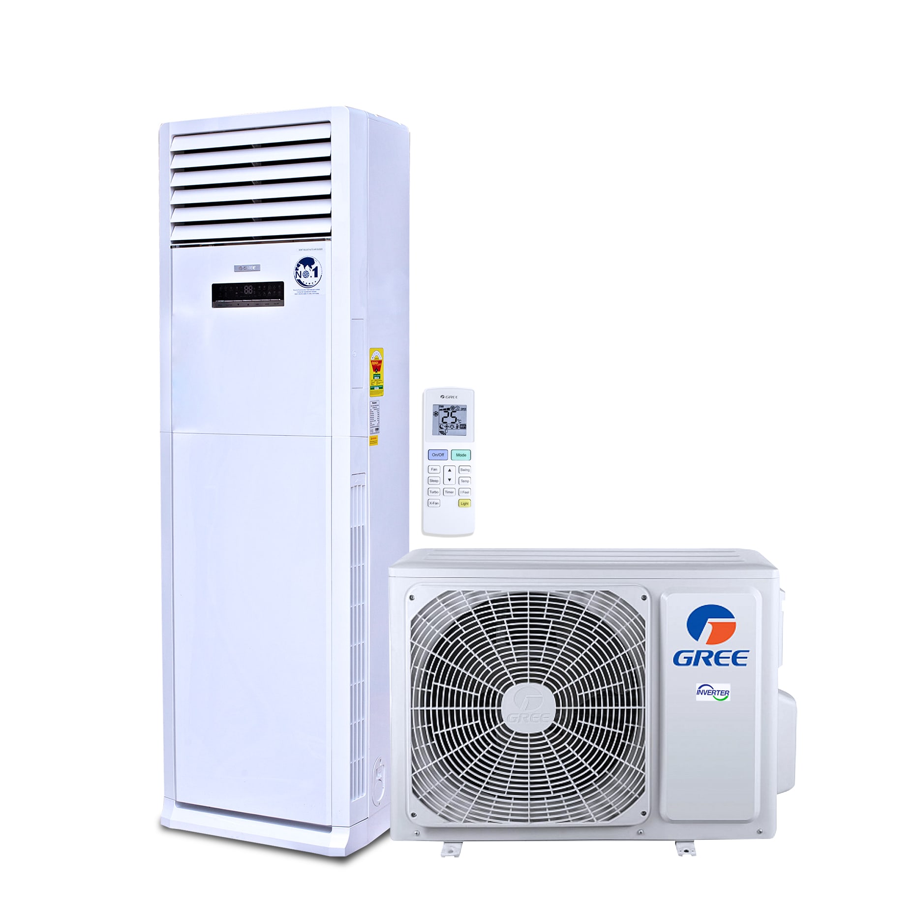 Gree 2hp Floor Standing Air Conditioner Flowind Series R410 9675