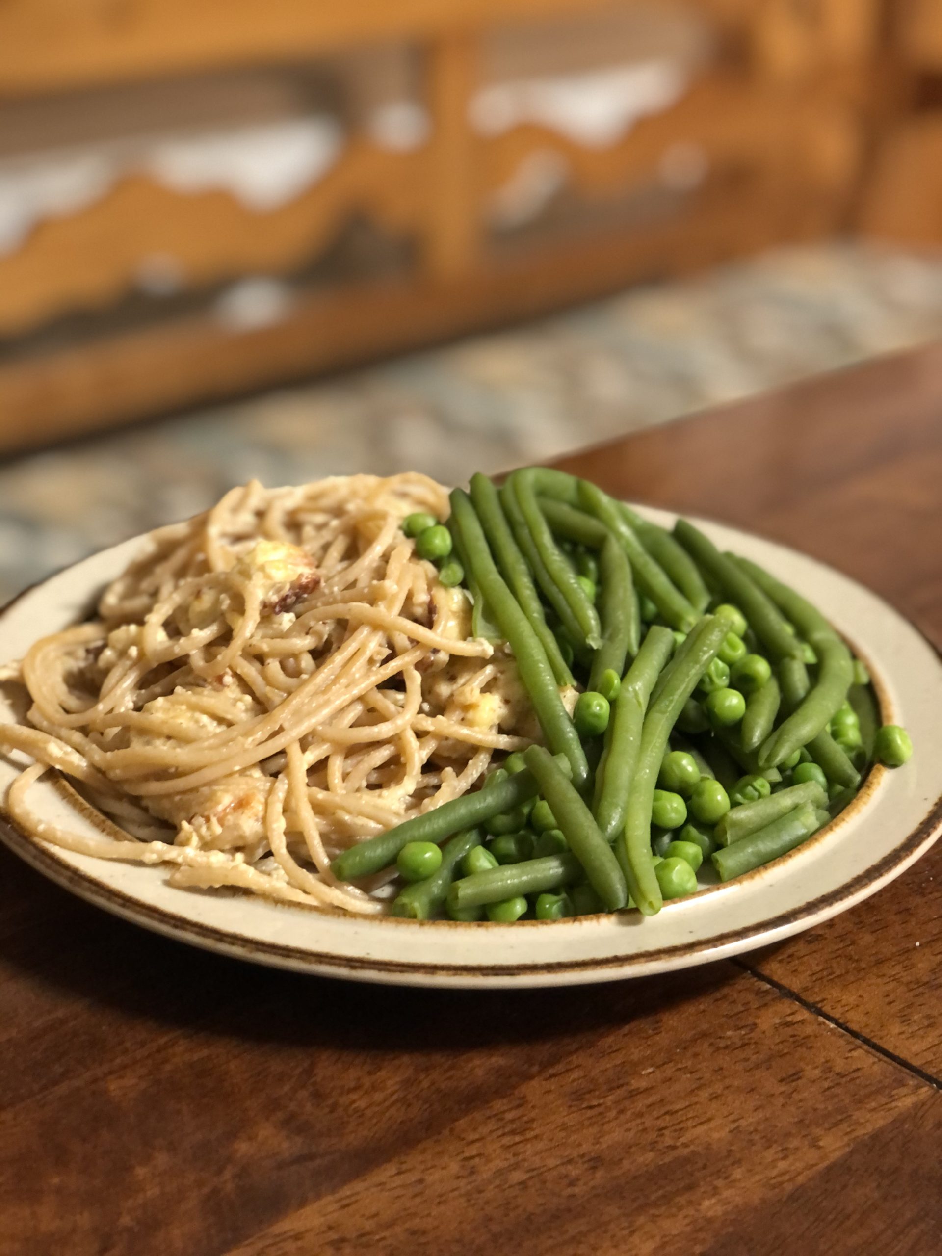 Halloiumi carbonara - ett häslosamt kostråd