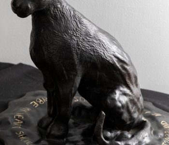 If you go I will surely die - bronze sculpture - 40cm height
