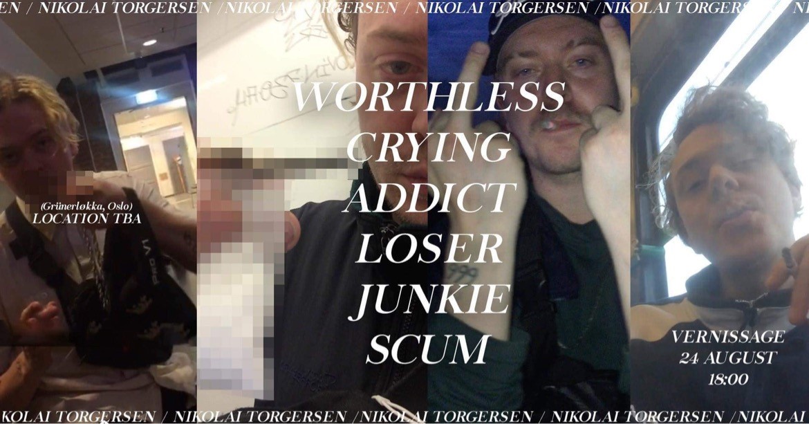 Worthless Crying Addict Loser Junkie Scum