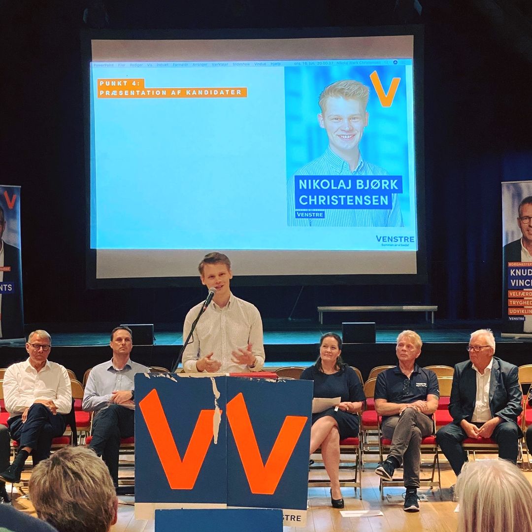 Tale til opstillingsmøde - Nikolaj Bjørk Christensen, byrådskandidat for Venstre i Slagelse Kommune.