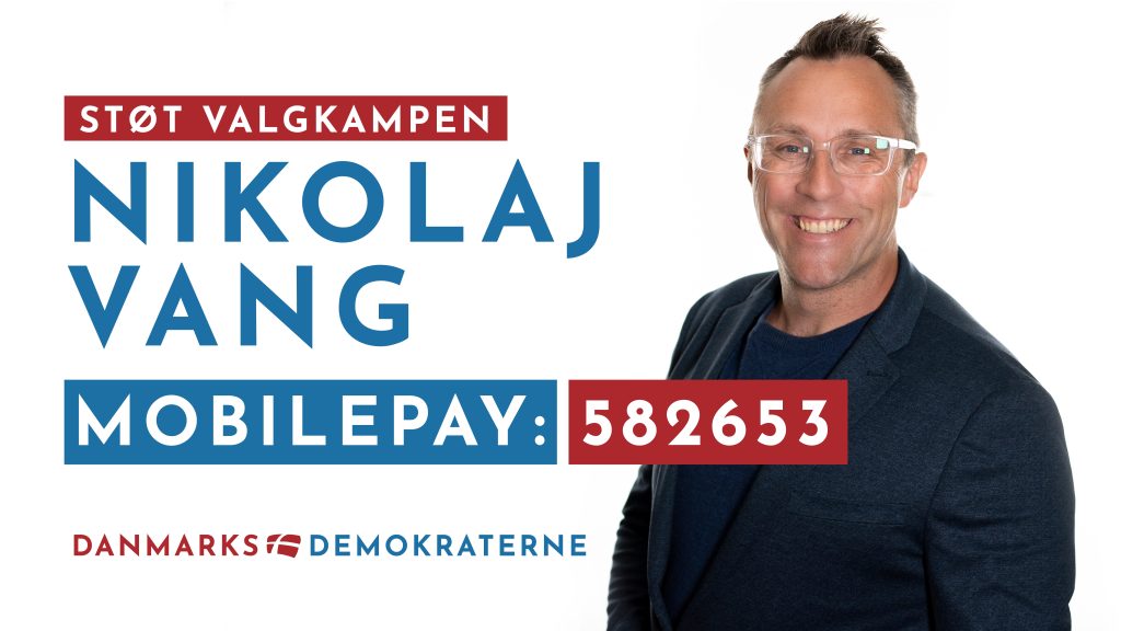 Nikolaj Vang til folketinget. Folketingskandidat  på Fyn
