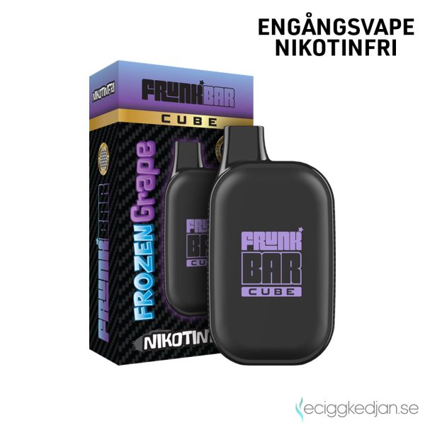 Frunk Bar Cube ZERO Mesh | Frozen Grape | Engångs Vape | 0mg | 12ml