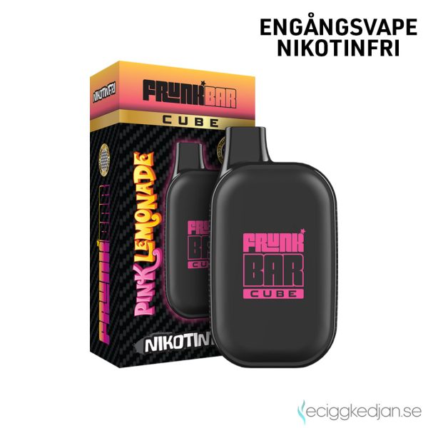 Frunk Bar Cube ZERO Mesh | Pink Lemonade | Engångs Vape | 0mg | 12ml