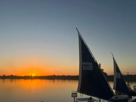 En klassisk felucca på Nilen