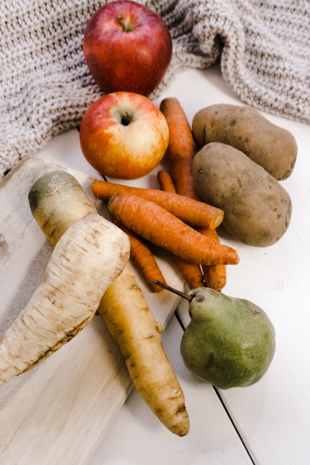 Welches Gemüse und Obst hat im Jänner Saison?