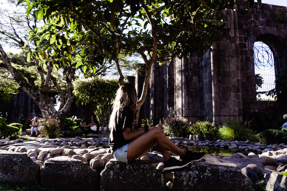 Eine Woche in Costa Rica - Kirchengarten Ruine Cartago 