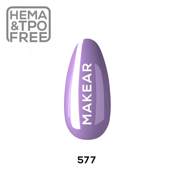 Makear gel polish 577 on nail