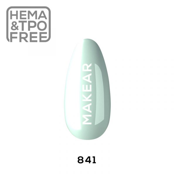 Makear gel polish 841 on nail