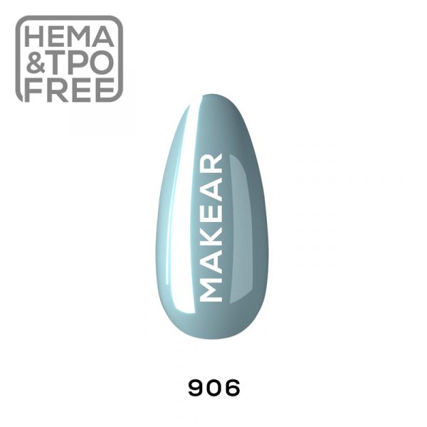 Makear gel polish 906 on nail