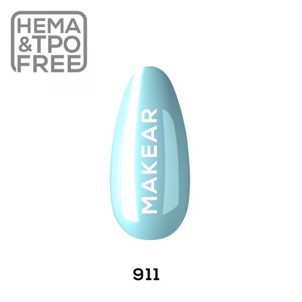 Makear gel polish 911 on nail