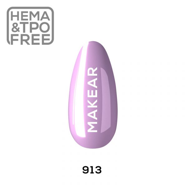 Makear gel polish 913 on nail