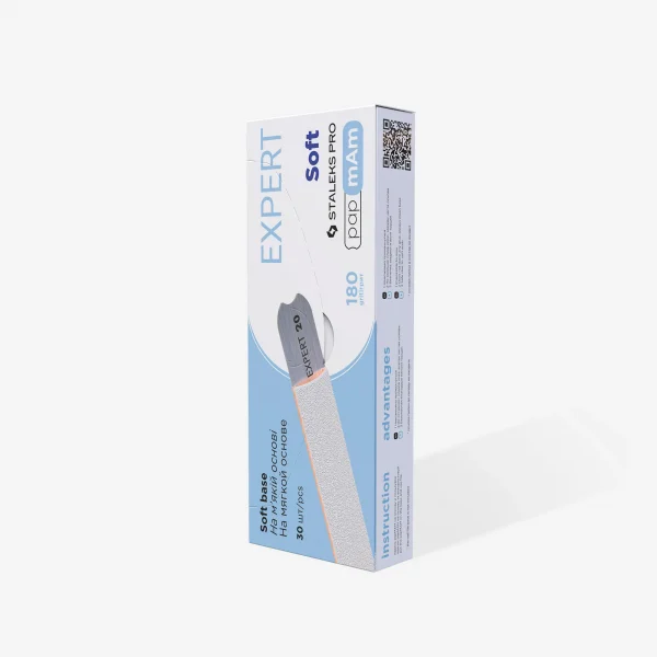 Staleks Pro Disposable White Files PapmAm Soft Foam Layer