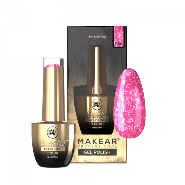 Makear Gel Polish S58 Pink Star