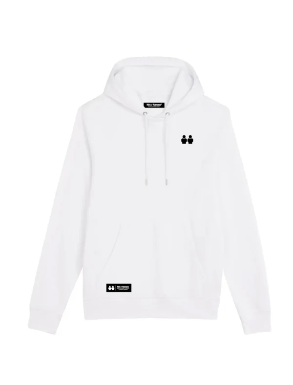 Classic Nita Embroidery Hoodie White - Imagen 2