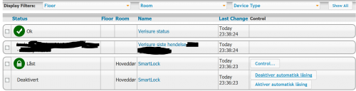 HomeSeer Verisure LsoftVerisure devices