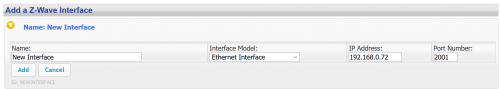 Add new interface homeseer