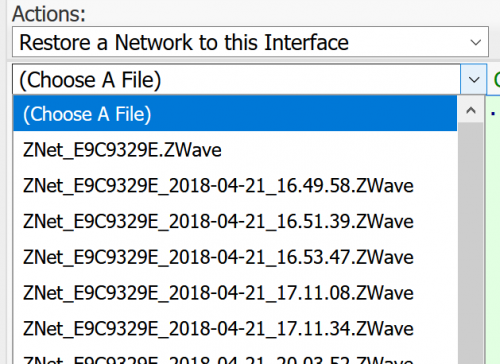 Restore network interface