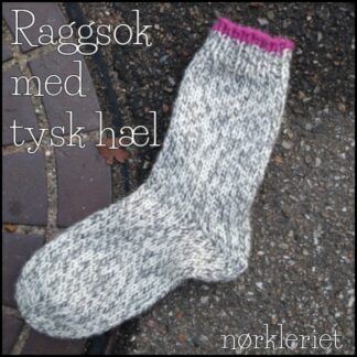 RAGG SOK med tysk hæl