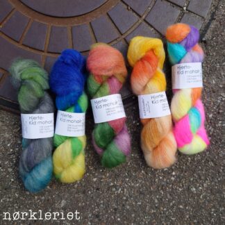 KID MOHAIR HANDDYED