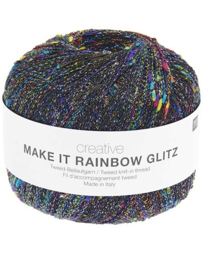 MAKE IT RAINBOW GLITZ black (001)