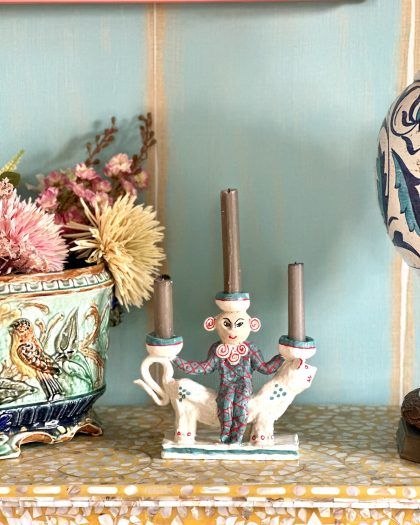 Stage - keramik "kinesisk" mand på kat