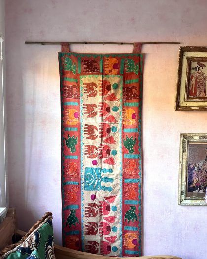 vægtæppe - vintage fra Rajasthan