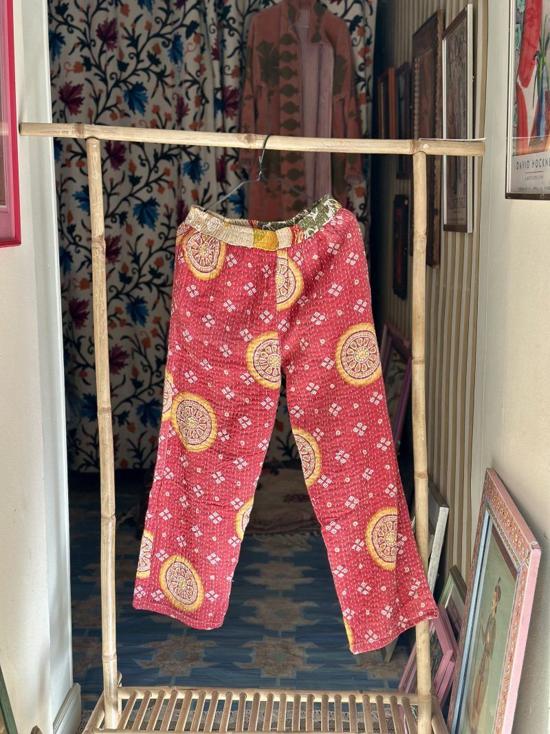 Kantha bukser - quiltede, one size