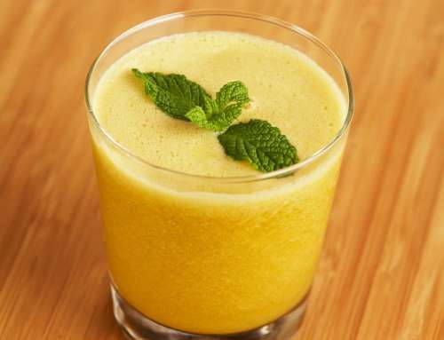 Refreshing Mango Lassi with Mint and Cardamom: A Tropical Delight