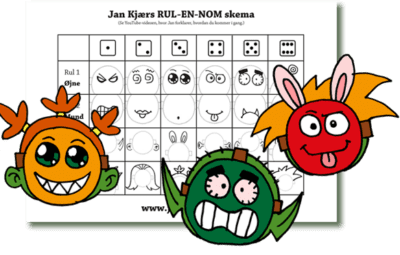 Numrerat Rutmönster Gratis materialer til Nomerne