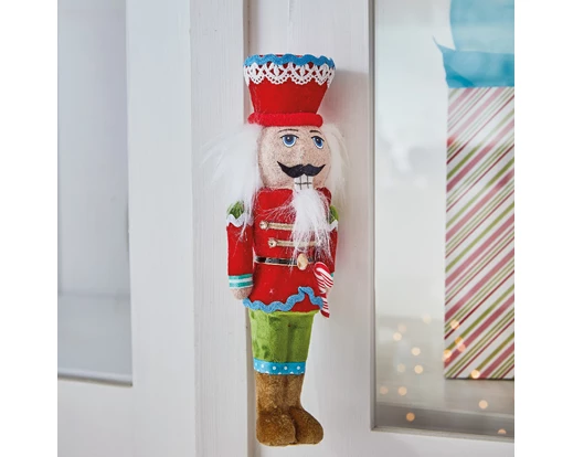 456639 julekugler nødeknækkere2 Juleornament, Nøddeknækker Rød