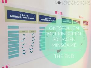 minimalisme - ontspullen met kinderen