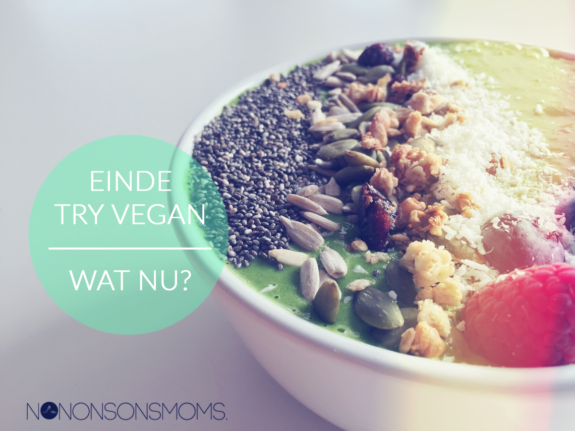 Einde try vegan - Wat nu?