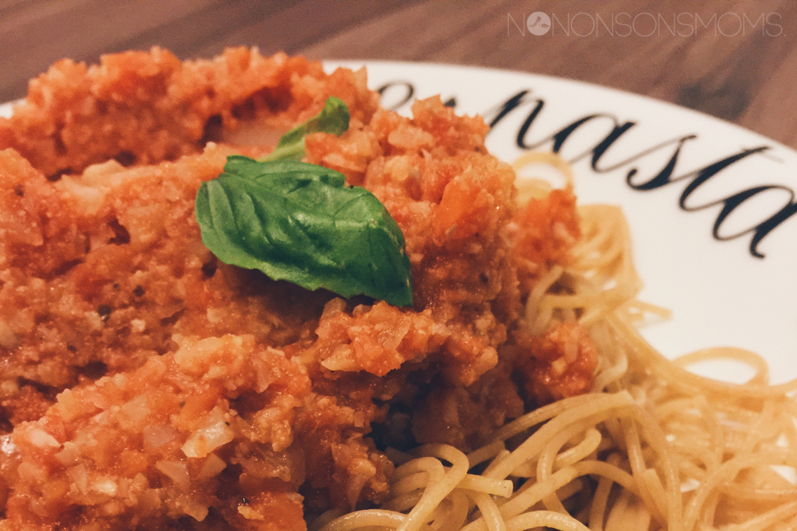 vegan spaghetti bolognese - De groene meisjes