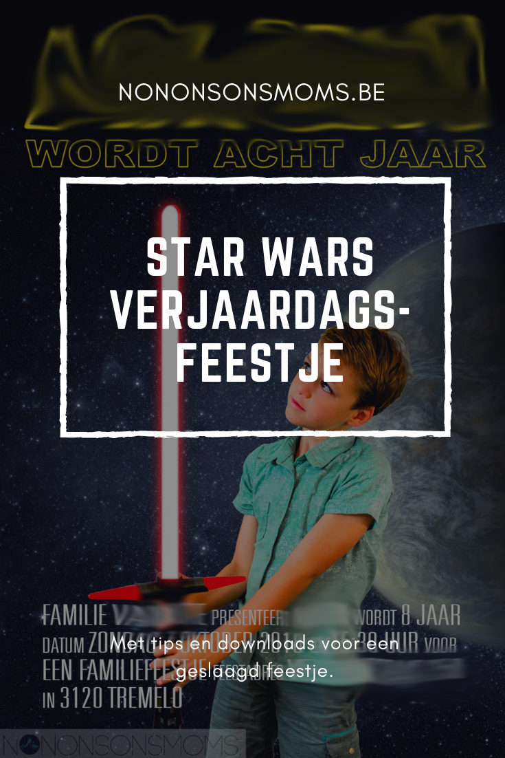 pin - star wars verjaardagsfeestje