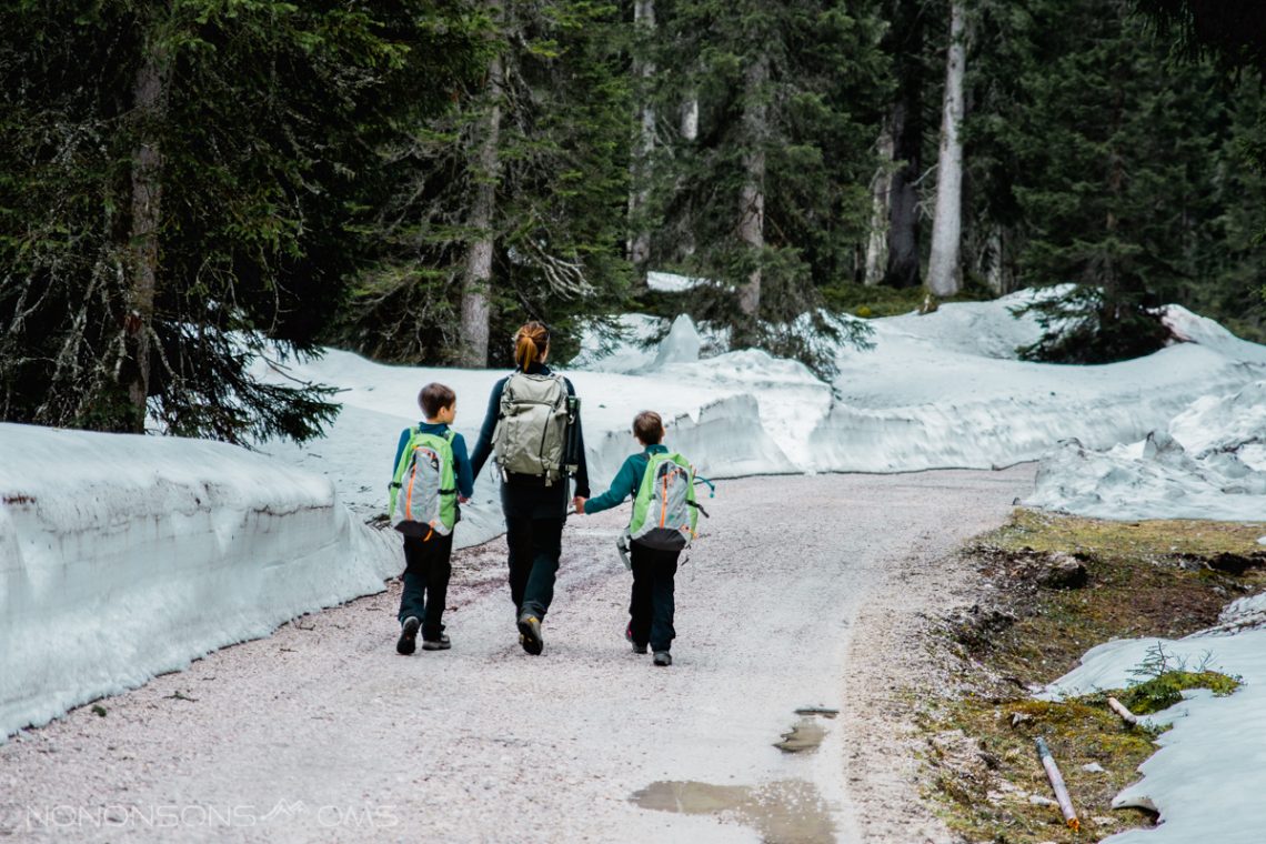 trekking met kinderen