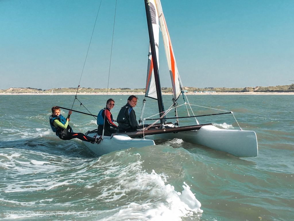 zeilen met kinderen, catamaran, watersport - vitamine zee