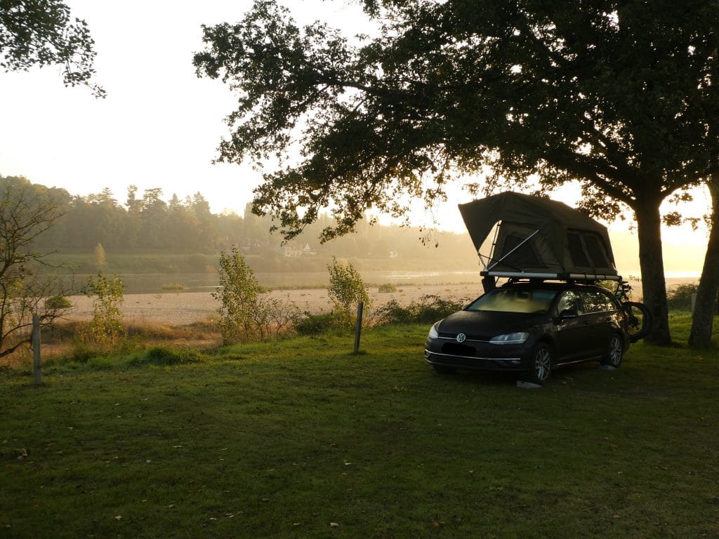 daktent bij camping Maltournée in Châteauneuf-sur-Loire