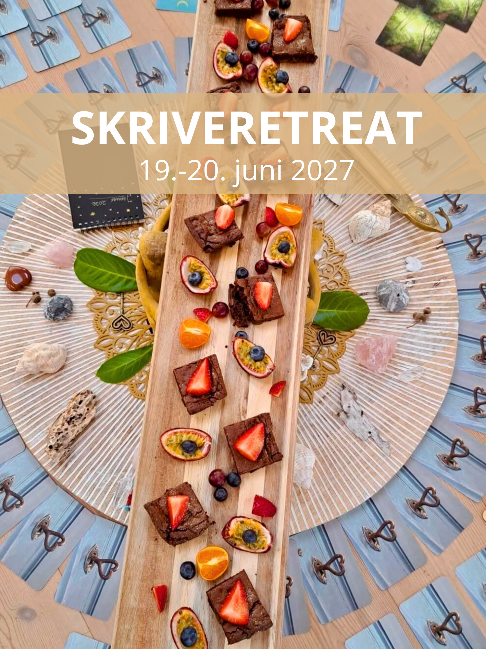 SKRIVRETREAT sommer <BR>19.-20. juni 2027