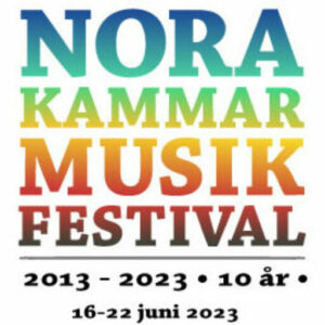 Nora kammarmusikfestival 10 år 2023 Nora kammarmusikfestival 10 år 2023 Logga