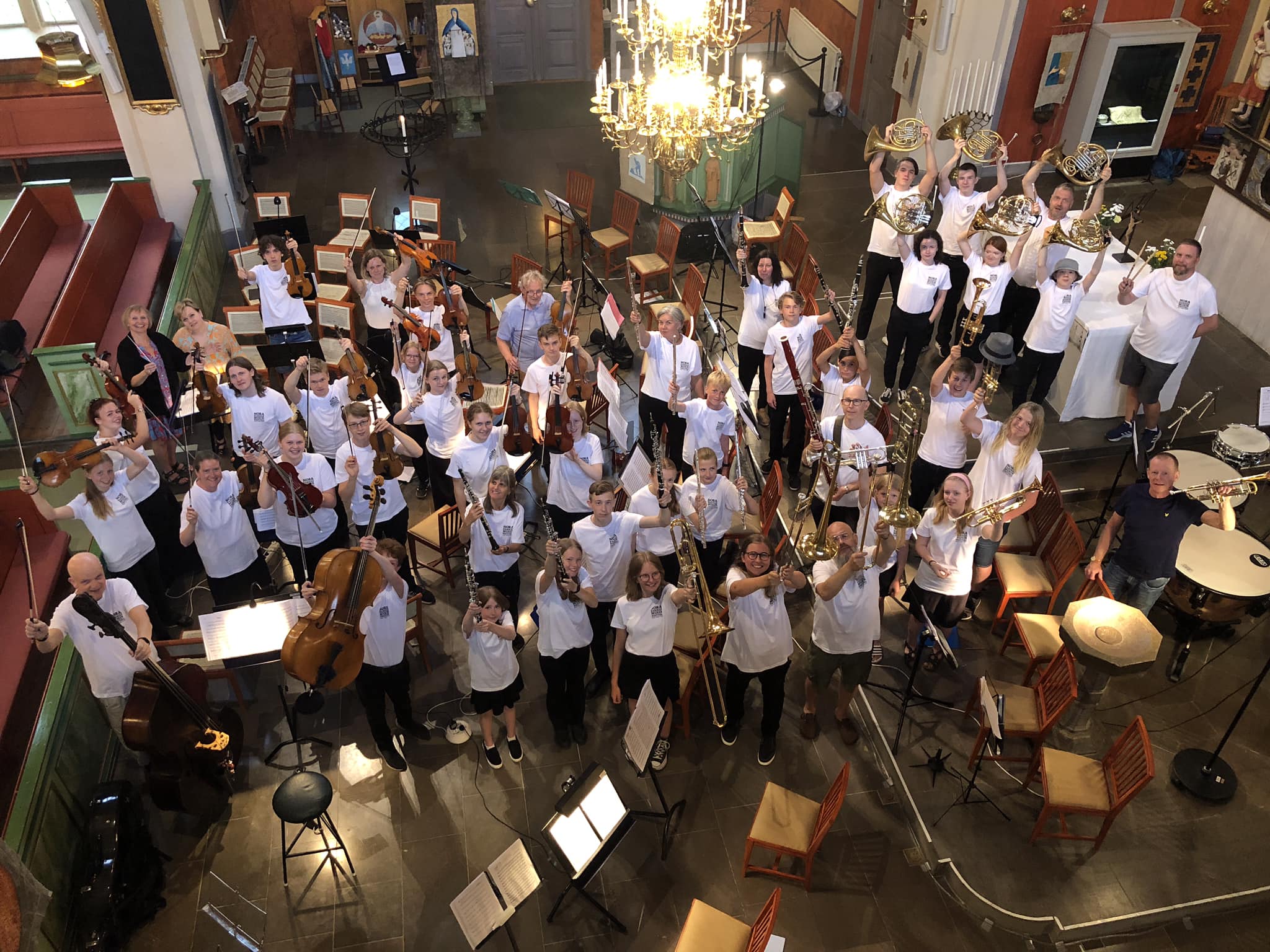 Festivalorkestern i Nora kyrka 2023-06-21. Foto Fabian Gribing Festivalorkestern i Nora kyrka 2023-06-21. Foto Fabian Gribing