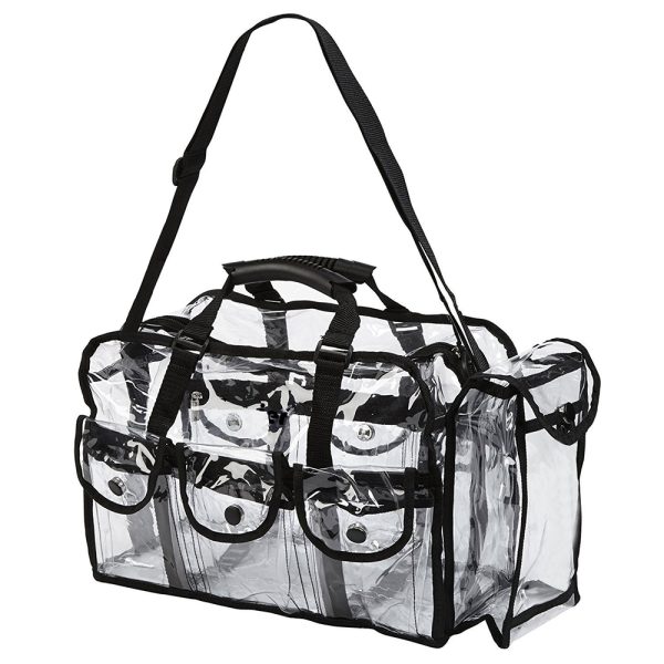 Men’s Women’s Large Transparent Makeup Organizer Bag Makeup Artists Travel Bag_2