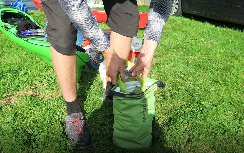 Pack important gear into waterproof double layers