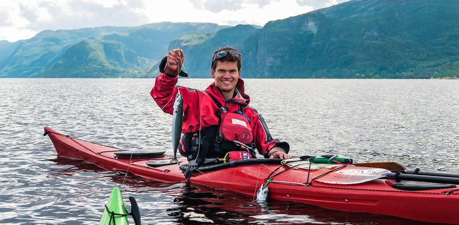 fishing norway from kayak