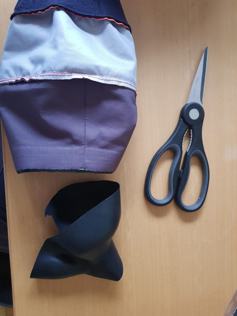 repair a drysuit