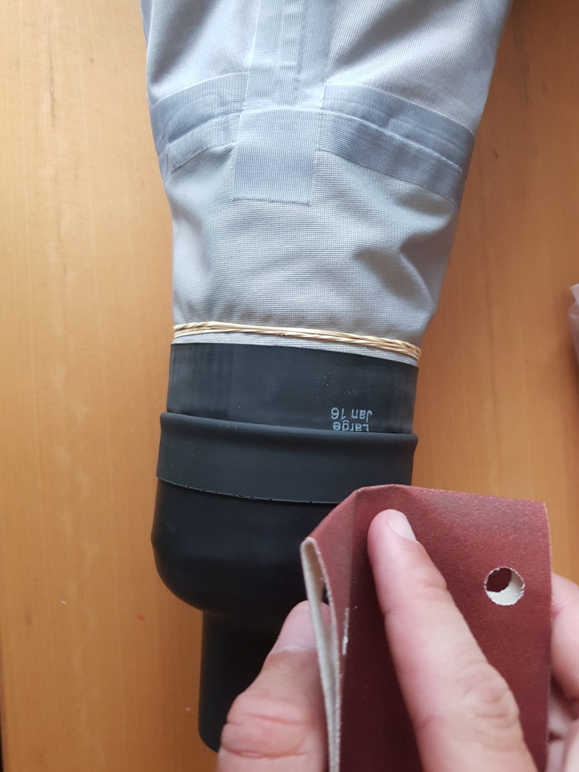 How to repair your drysuit in 15 minutes Latex Gasket Replacement