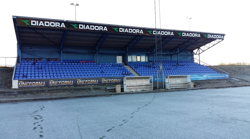 Fauske Stadion main stand