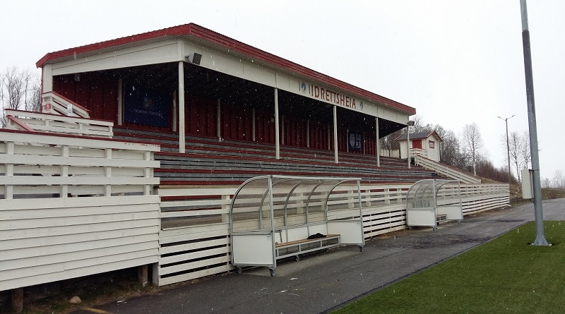 Idrettsheia Sjovegan main stand