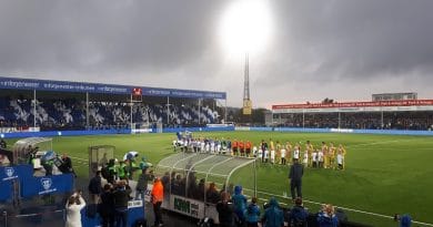 Sarpsborg - Maccabi Tel-Aviv 3-1 Fossefallet tifo
