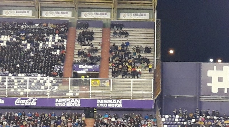 Villareal fans at Jose Zorilla